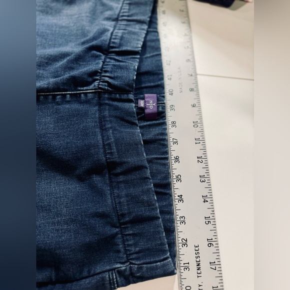 NYDJ Pull-On Jeans Straight Leg Fit Stretch Dark Wash High-Rise Denim SZ 16W - Picture 11 of 15